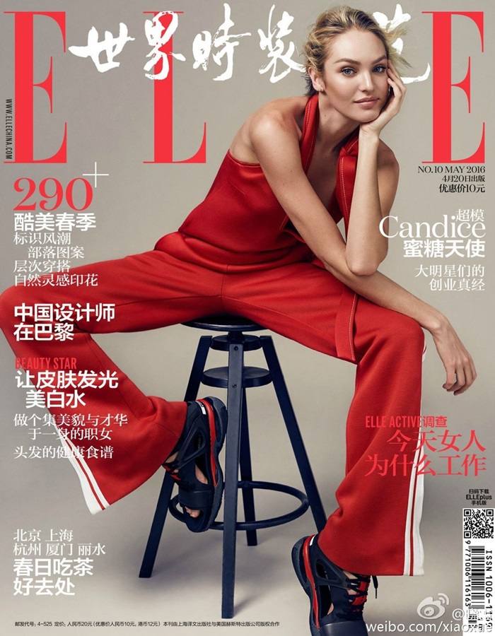 Candice Swanepoel @ Elle China May 2016