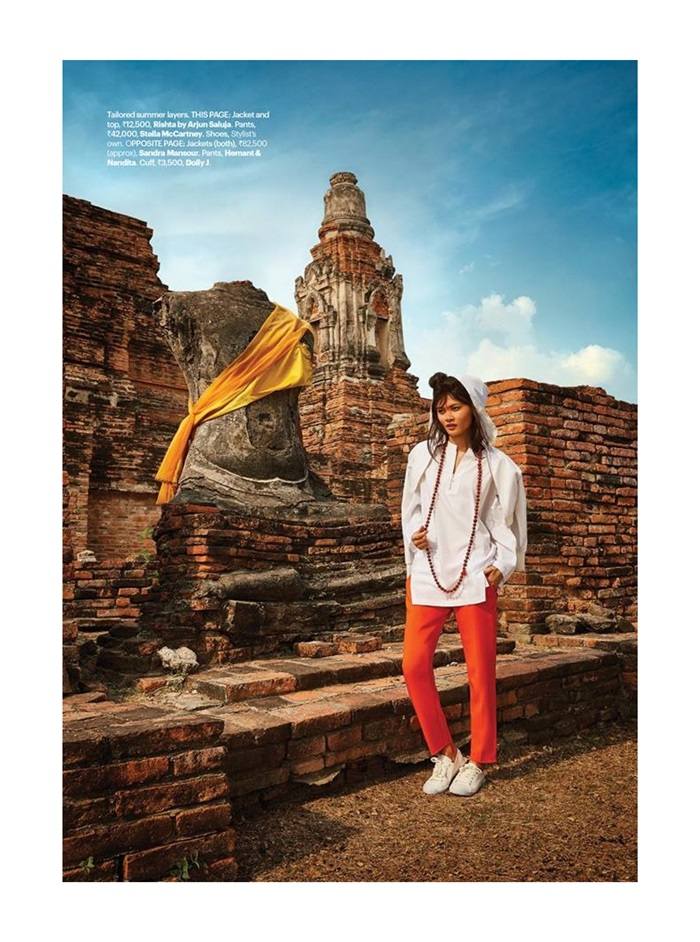 ตะวัน จิรัชญา @ Harper's Bazaar India April 2016
