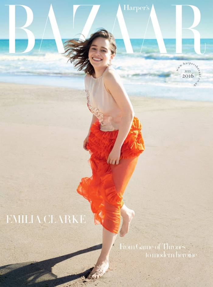 Emilia Clarke @ Harper's Bazaar UK July 2016