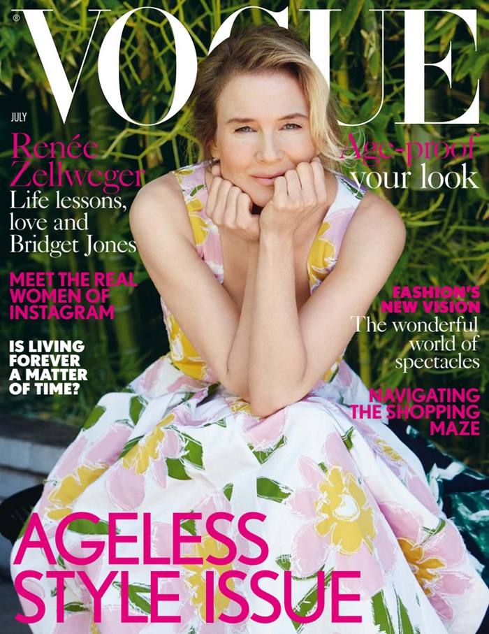 Renée Zellweger @ Vogue UK July 2016