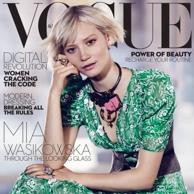 Mia Wasikowska @ Vogue Australia July 2016