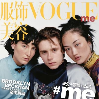 Brooklyn-Romeo Beckham, Heather & Jing Wen @ Vogue Me China June 2016