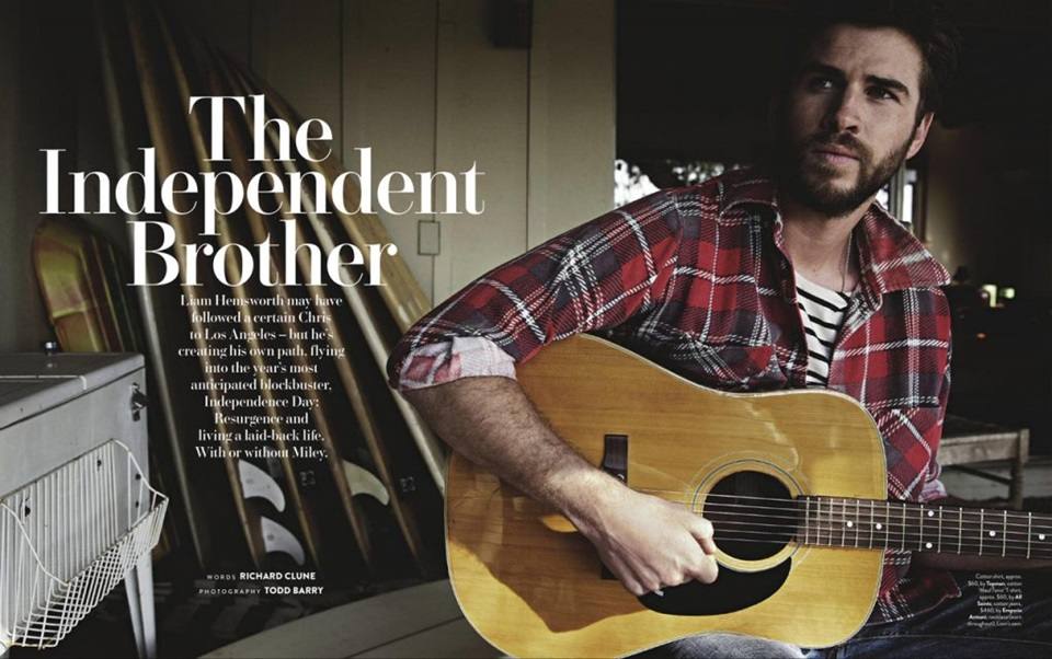 Liam Hemsworth @ GQ Australia June 2016