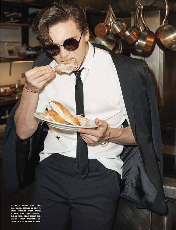 Brooklyn Beckham @ L’Uomo Vogue Italia July 2016