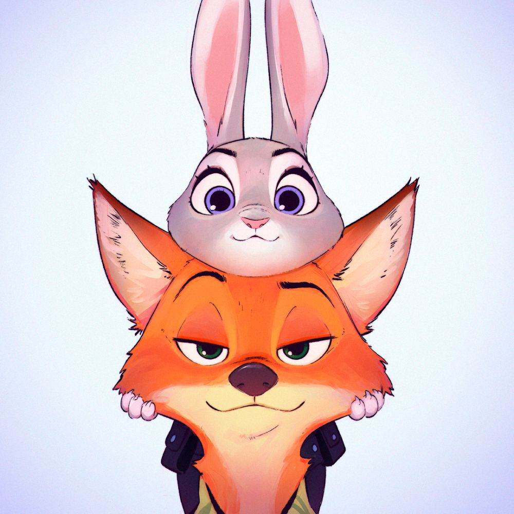 Nick Wilde and Judy Hopps (ZOOTOPIA)