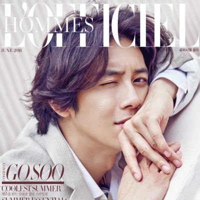 Go Soo @ L'Officiel Hommes Korea June 2016