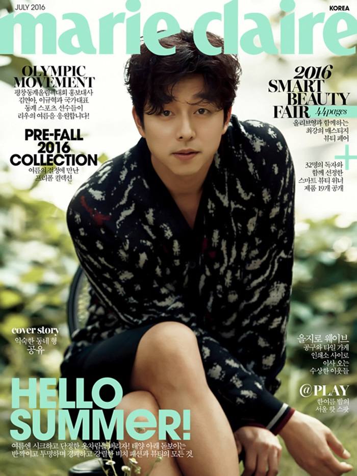 Gong Yoo @ Marie Claire Korea July 2016