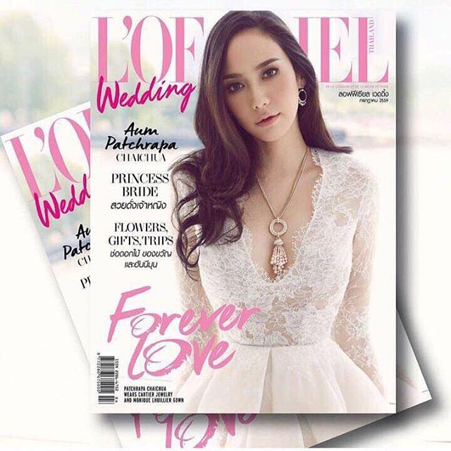 อั้ม พัชราภา สวย เลอค่า ดั่งนางพญา @L'Officiel Wedding Thailand July 2016