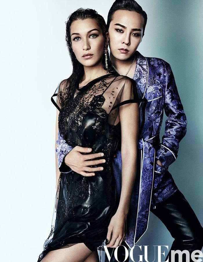 G-DRAGON & Bella Hadid @ Vogue me China August 2016