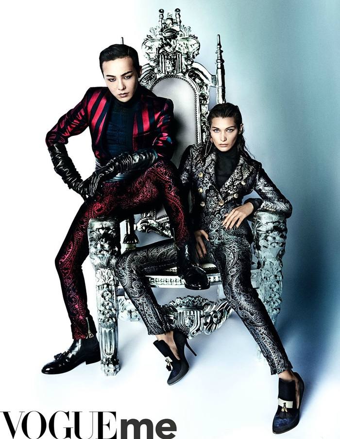 G-DRAGON & Bella Hadid @ Vogue me China August 2016