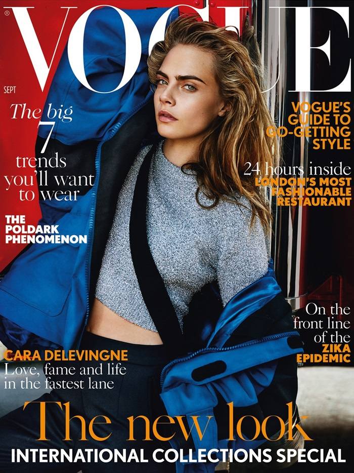 Cara Delevingne @ Vogue UK September 2016