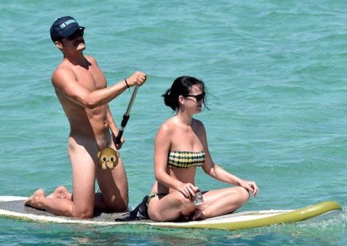 Orlando Bloom เปลือยแซ่บ พายเรือให้ Katy Perry