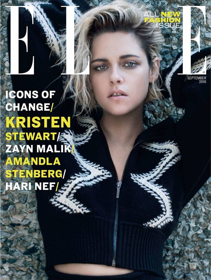 Kristen Stewart @ Elle UK September 2016