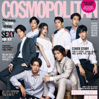 ทีมนักแสดง Scarlet Heart:Ryeo ขึ้นปกนิตยสาร Cosmopolitan Korea August 2016