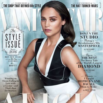 Alicia Vikander @ Vanity Fair September 2016