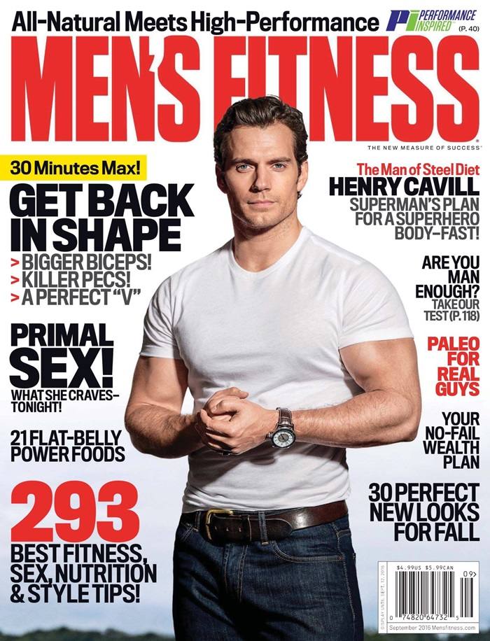 Henry Cavill @ Men's Fitness September 2016