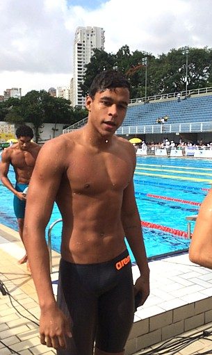 Matheus Santana นักว่ายน้ำทีมชาติบราซิล