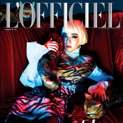 Sandara Park @ L'Officiel Singapore August 2016