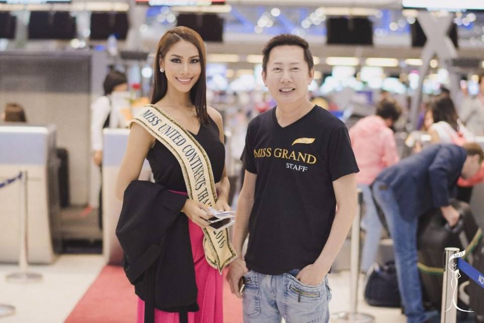 รวมภาพน้องโบว์ เดินทางไปประกวด Miss United Continents 2016