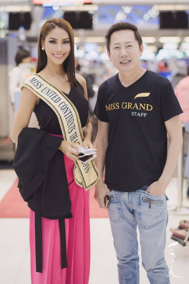 รวมภาพน้องโบว์ เดินทางไปประกวด Miss United Continents 2016