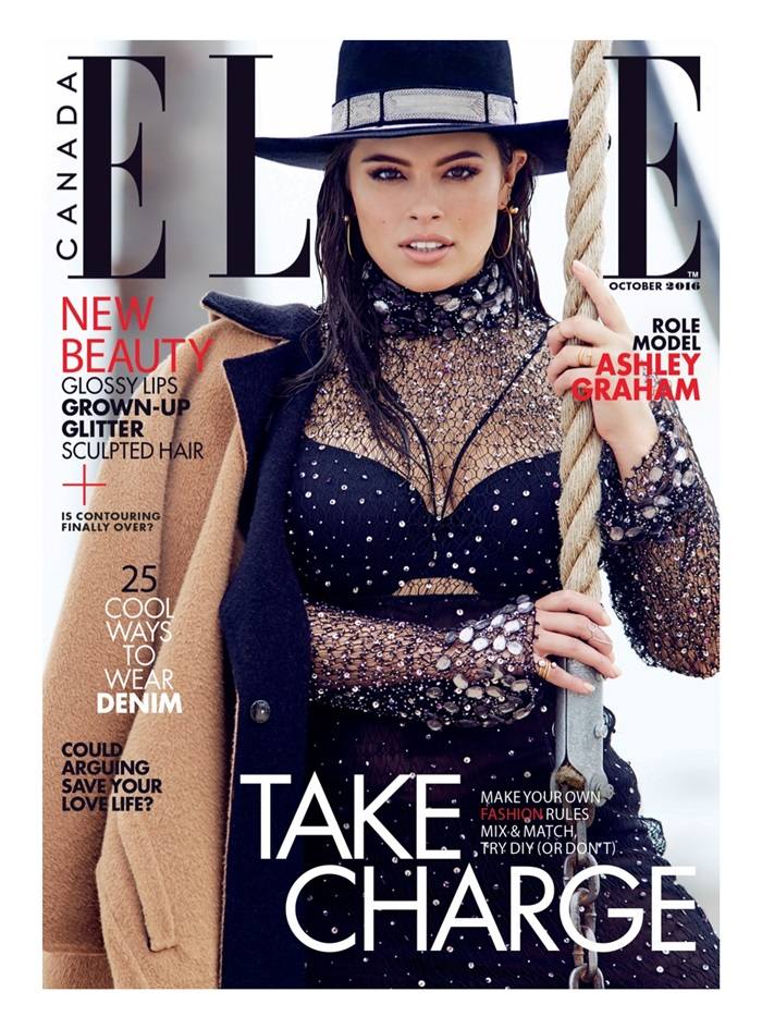 Ashley Graham @ Elle Canada October 2016