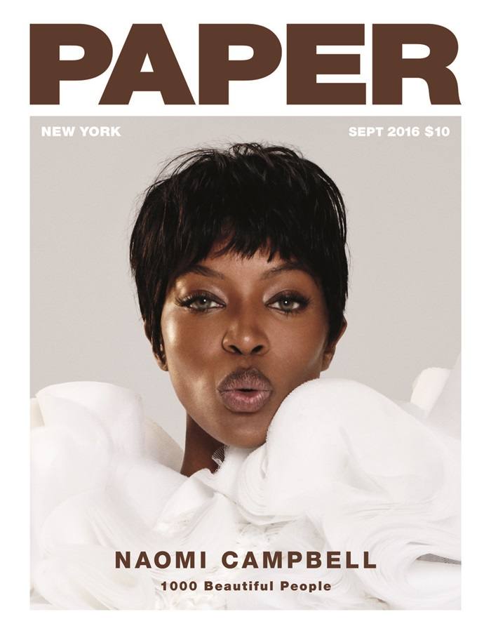Naomi Campbell @ Paper Magazine September 2016
