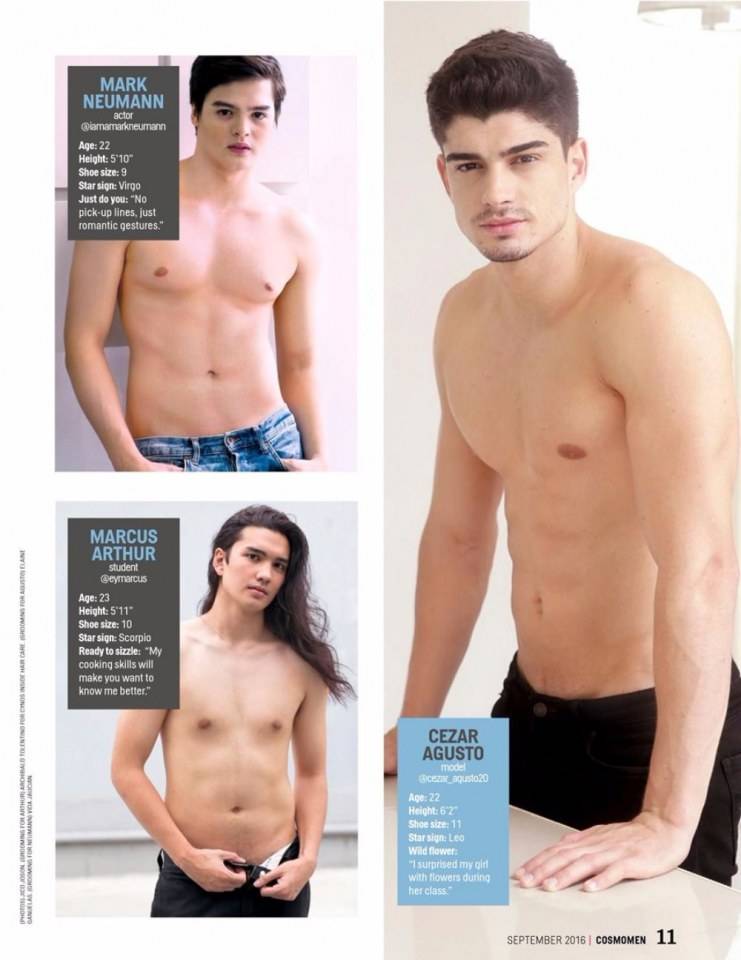 69 Hottest Bachelors 2016 @ Cosmopolitan Philippines September 2016