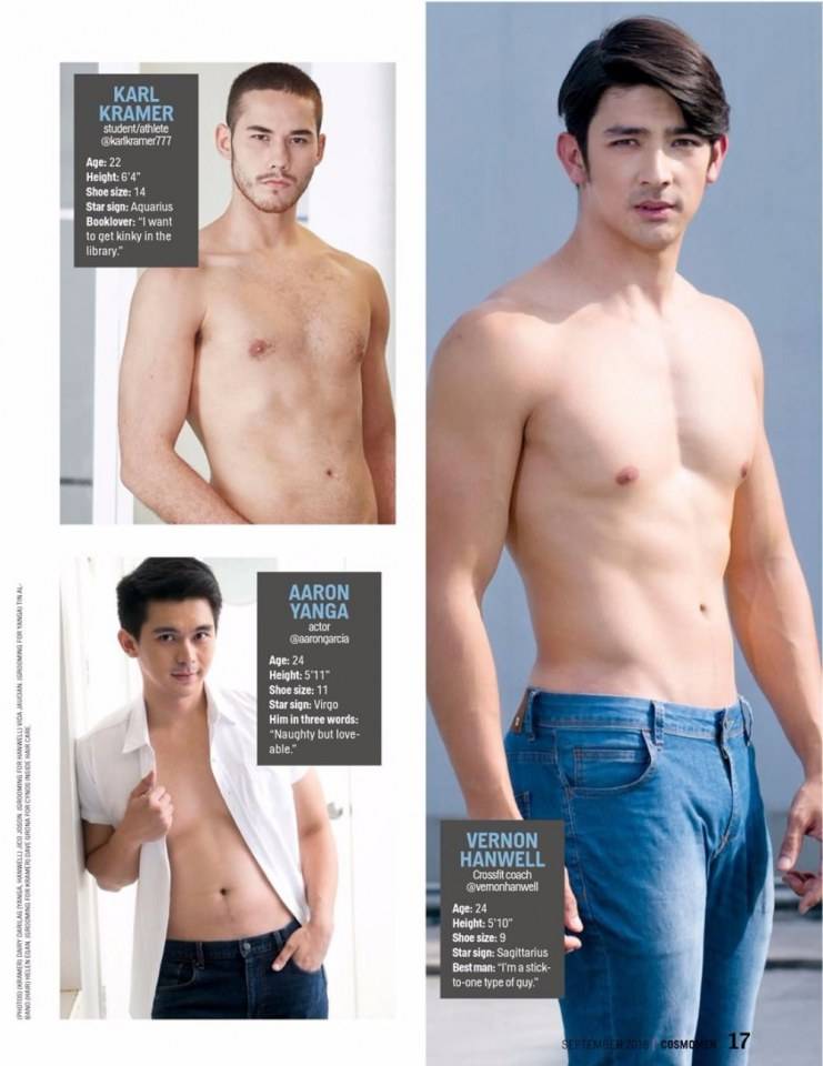 69 Hottest Bachelors 2016 @ Cosmopolitan Philippines September 2016