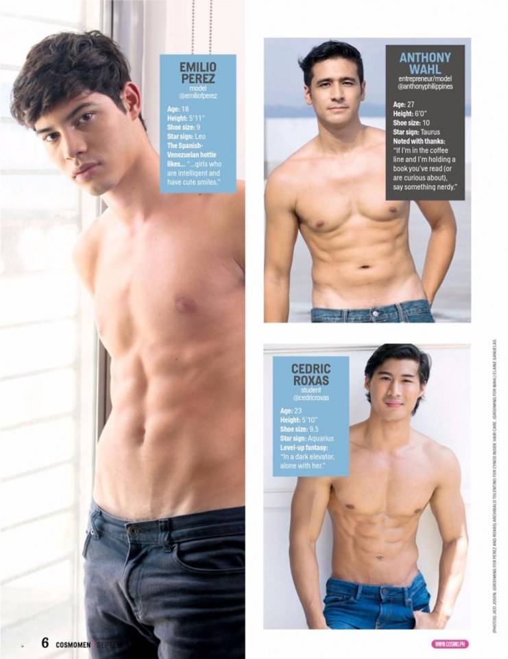 69 Hottest Bachelors 2016 @ Cosmopolitan Philippines September 2016