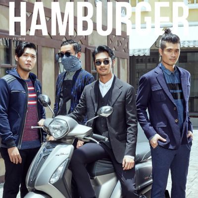 สี่หนุ่ม Getsunova @ HAMBURGER MAGAZINE no.50 September 2016