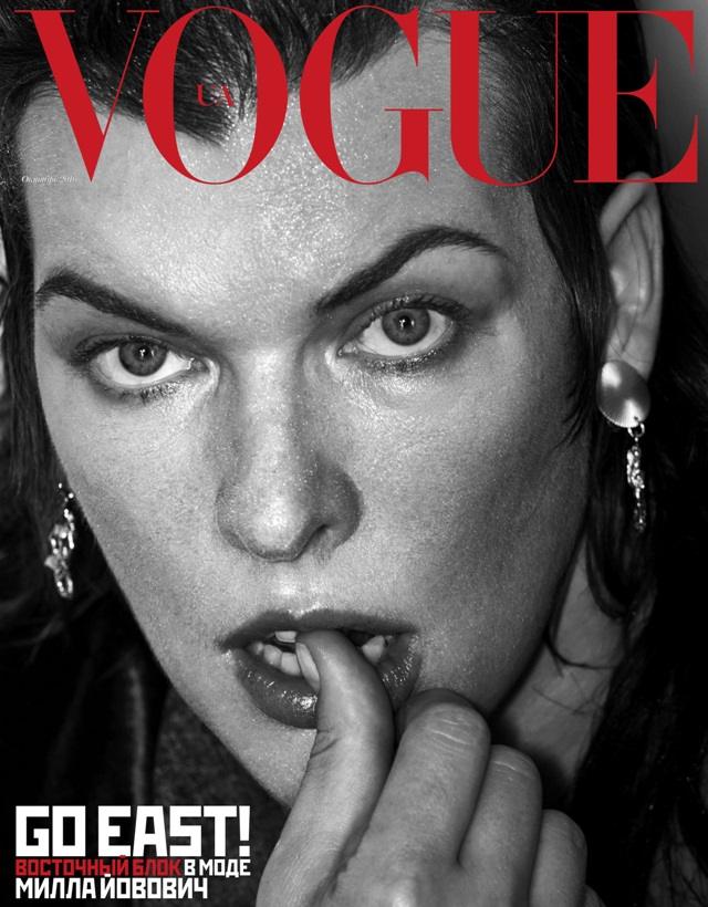 Milla Jovovich @ Vogue Ukraine October 2016