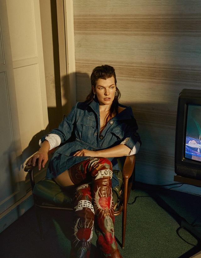 Milla Jovovich @ Vogue Ukraine October 2016