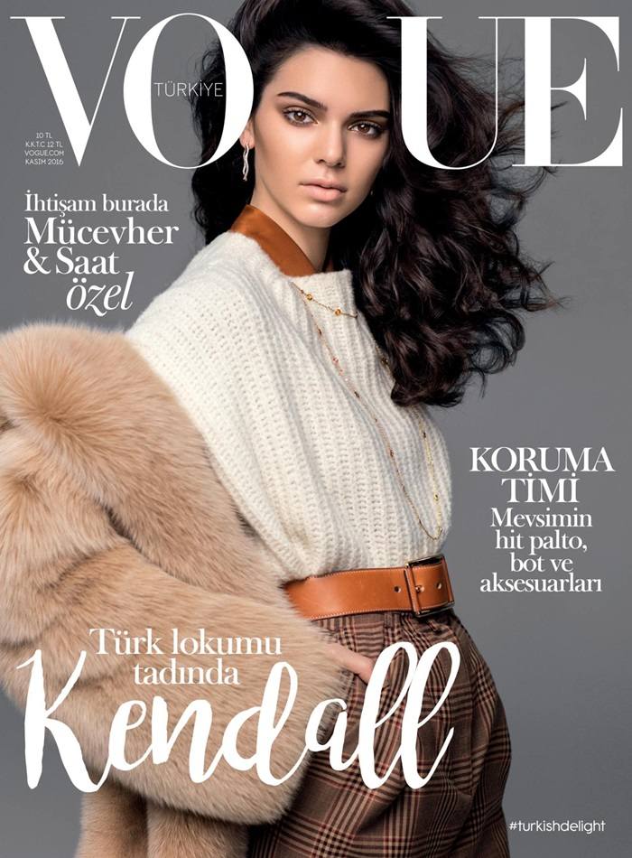 Kendall Jenner @ Vogue Turkey November 2016