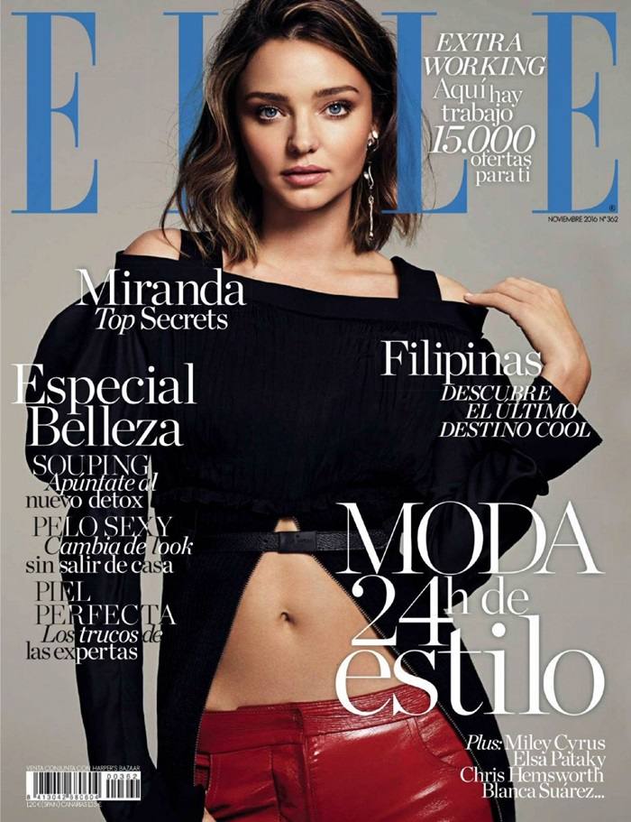 Miranda Kerr @ ELLE Spain November 2016