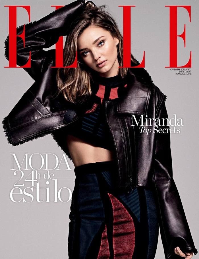 Miranda Kerr @ ELLE Spain November 2016