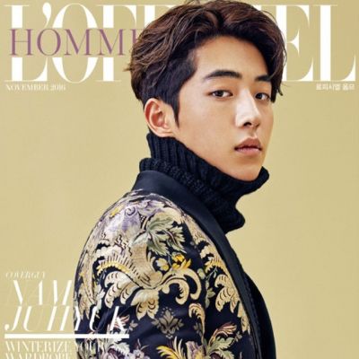 Nam Ju Hyuk @ L'Officiel Hommes Korea November 2016