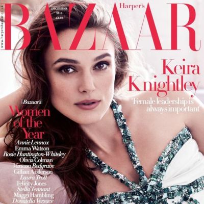 Keira Knightley @ Harper's Bazaar UK December 2016