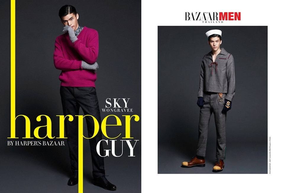 สกาย-วงศ์รวี @ Harper's Bazaar Men Thailand Fall Winter 2016