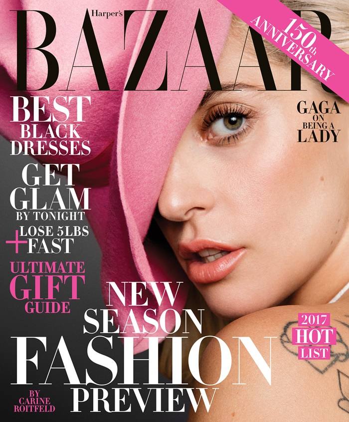 Lady Gaga @ Harper's Bazaar US December 2016