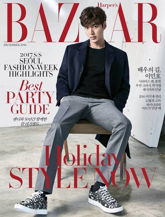 Lee Min Ho @ Harper's Bazaar Korea December 2016