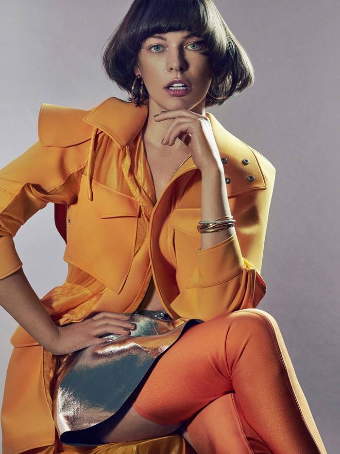 Milla Jovovich @ Vogue Taiwan January 2017