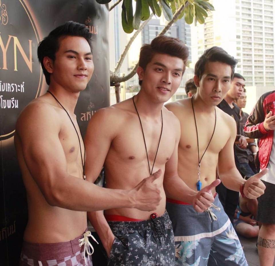 น้องป๊อป นายแบบในงาน Impulse Bangkok & Attitude present Sailor Pool Party