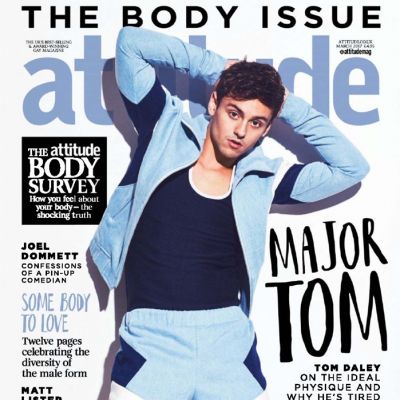 Tom Daley @ Attitude UK March 2017