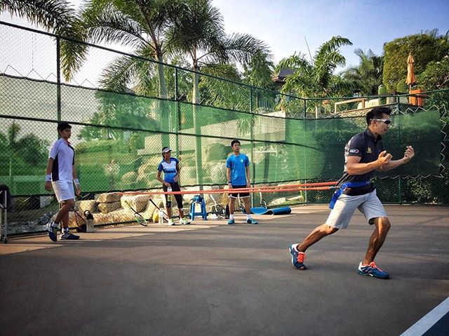 ภราดร ศรีชาพันธุ์ Another day of great work out on court!