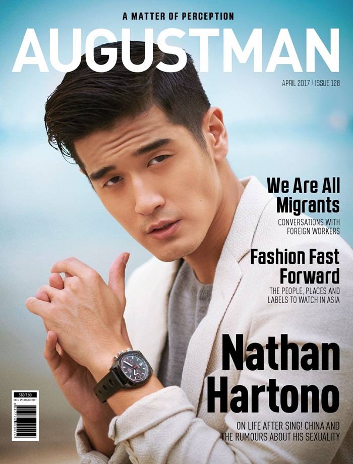 Nathan Hartono @ August Man Singapore April 2017