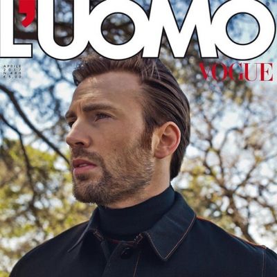 Chris Evans @ L'Uomo Vogue April 2017