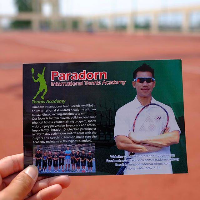 ภราดร ศรีชาพันธุ์ "Coming soon Paradorn International Tennis Academy"