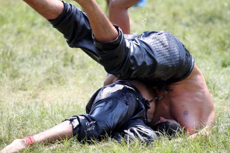 oil wrestling