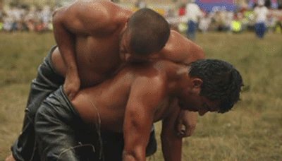 oil wrestling