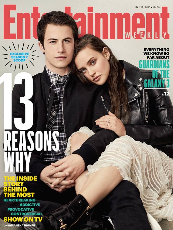 Katherine Langford & Dylan Minnette @ Entertainment Weekly #1466 May 2017
